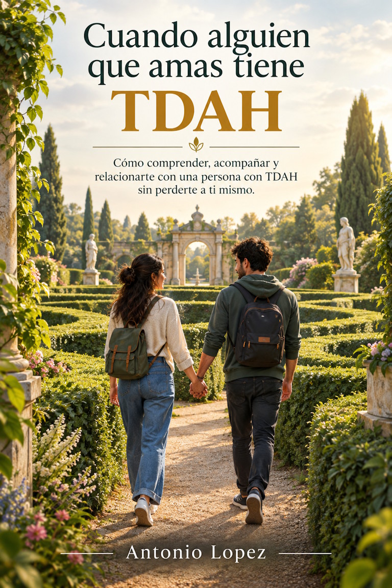 Portada del libro Alguien que amas tiene TDAH